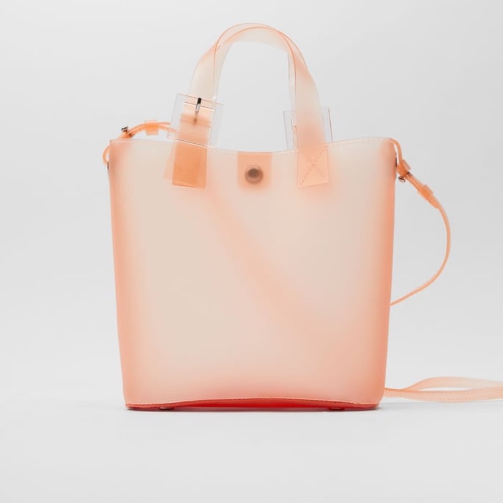 ZARA DEGRADÉ SHOPPER BAG - Picture 3 of 15
